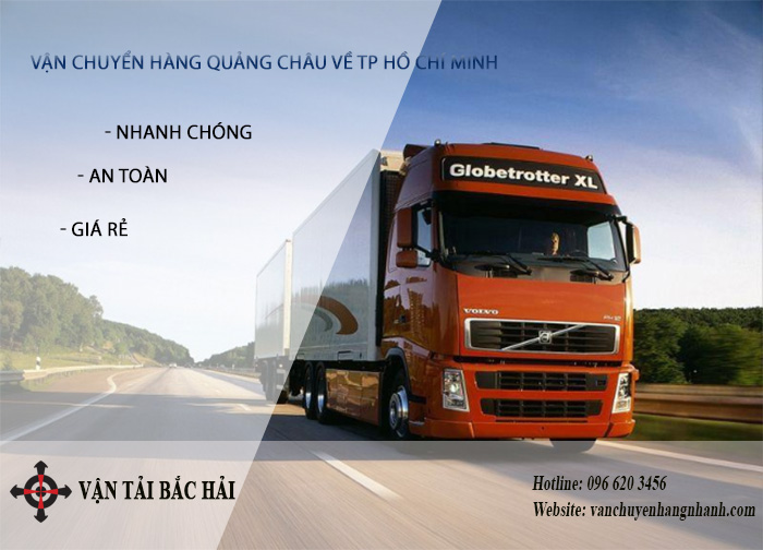 Chuyển hàng từ Quảng Châu về TP HCM